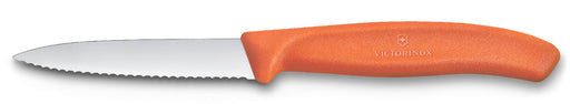Victorinox Paring Knife 8cm Serrated - Orange
