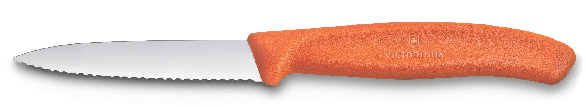 Victorinox Paring Knife 8cm Serrated - Orange