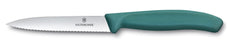 Victorinox Vegetable Knife 10cm Serrated - Green