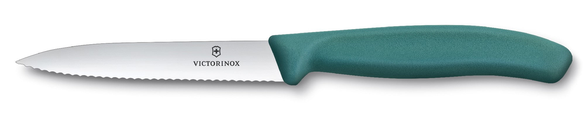 Victorinox Vegetable Knife 10cm Serrated - Green
