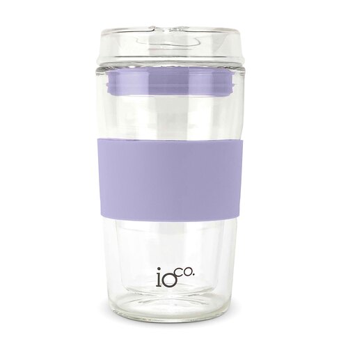 Ioco Glass Travel Mug 12oz - Lavender