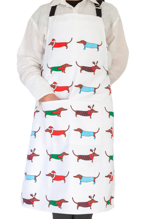 AG Apron - Xmas Dogs