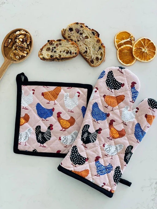 AG Oven Glove & Pot Holder - Bright Hen