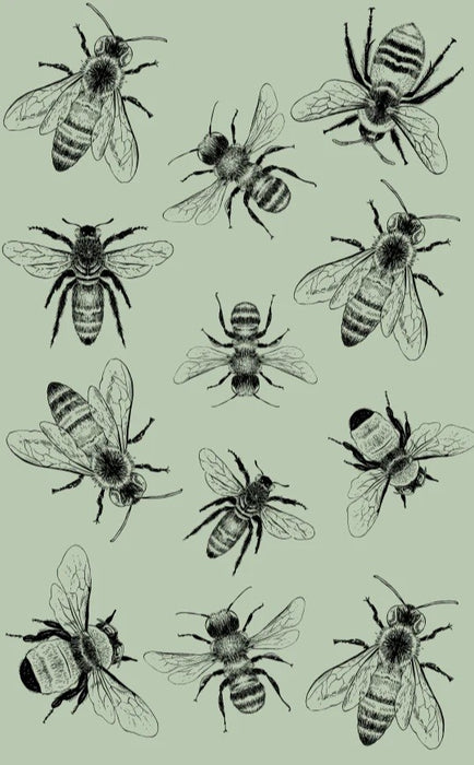 AG Tea Towel - Sketch Bees
