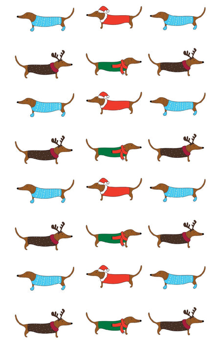 AG Tea Towel - Xmas Dogs