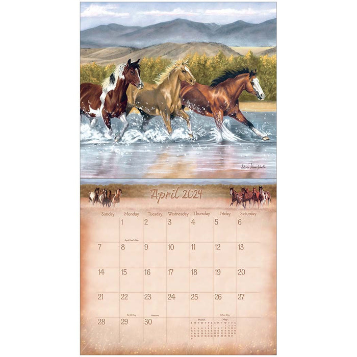 2024 Legacy Calendar Horses by Victoria Wilson - Schultz - Kitchen Antics