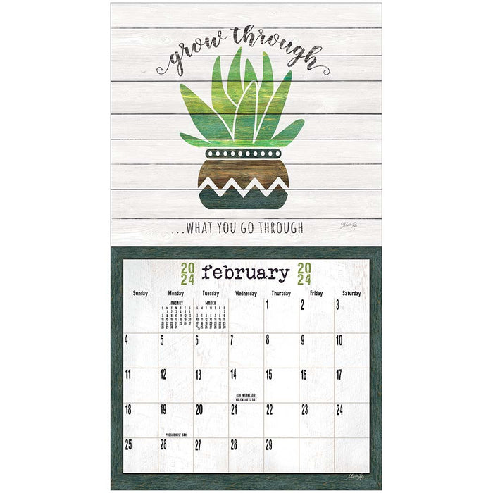 2024 Legacy Calendar Words to Live By by Marla Rae - Kitchen Antics