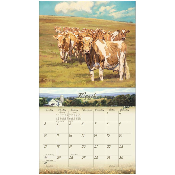 2024 Legacy Calendar Cow by Bonnie Mohr - Kitchen Antics