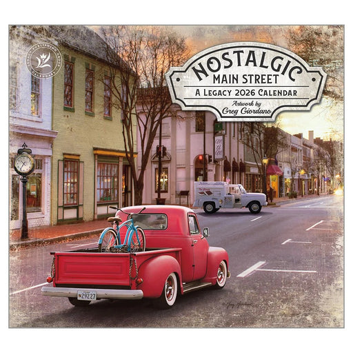2026 Legacy Calendar Nostalgic Main Street By Greg Giordano