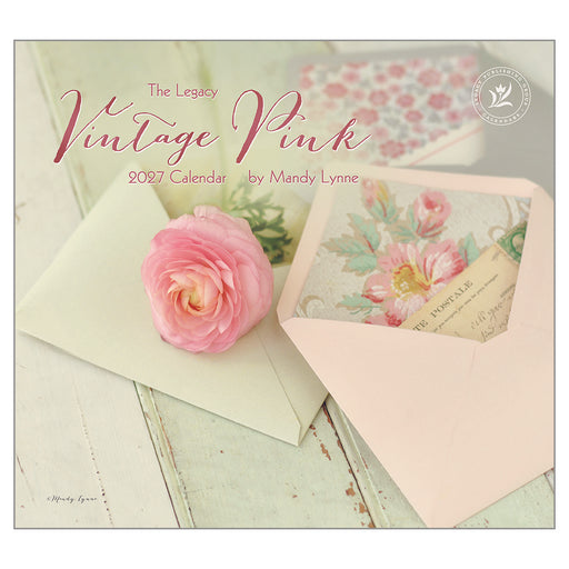 2027 Legacy Calendar Vintage Pink by Mandy Lynne