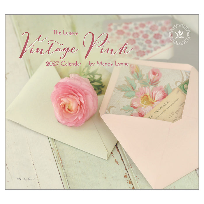 2027 Legacy Calendar Vintage Pink by Mandy Lynne