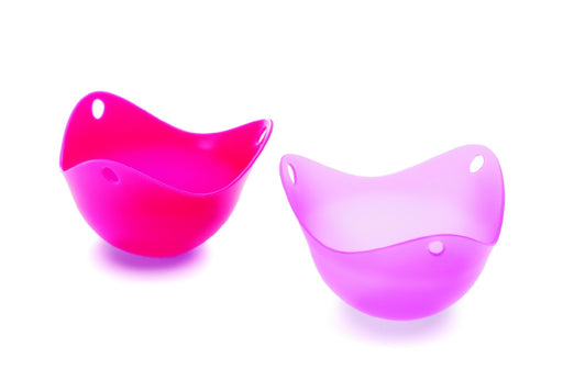 Poach Pods (set of 2) - Fuchsia/Translucent