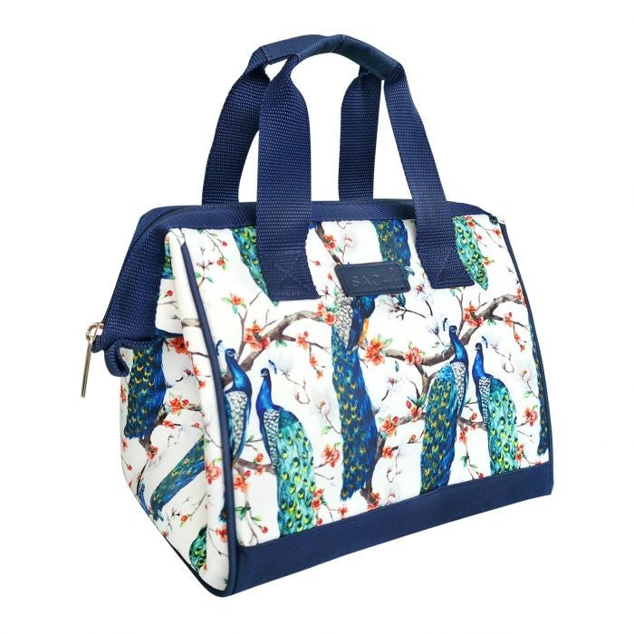 Sachi Insulated Lunch Bag - Peacocks