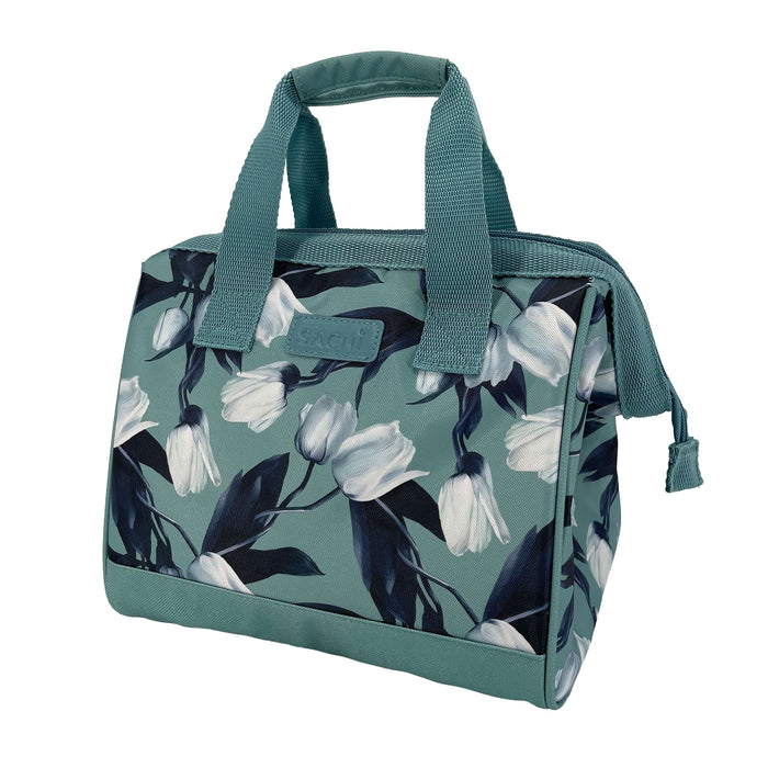 Sachi Insulated Lunch Bag - White Tulips