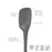 Tovolo Flex-Core All Silicone Spoonula - Charcoal