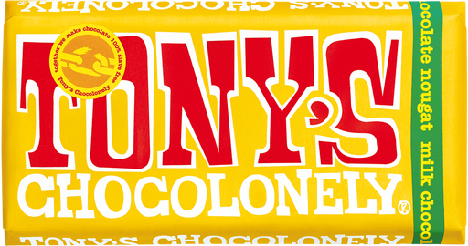 Tony's Chocolonely 180g - Milk Honey Almond Nougat - Kitchen Antics