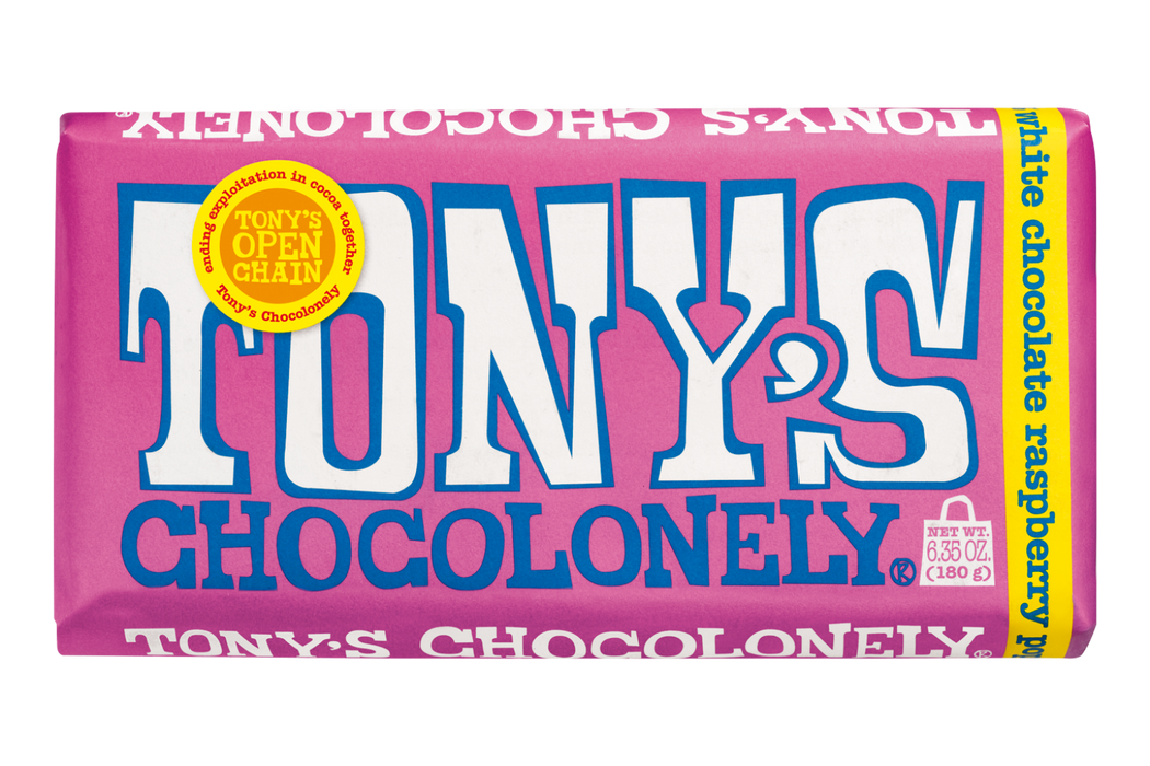 Tony's Chocolonely 180g - White Raspberry Popping Candy - Kitchen Antics