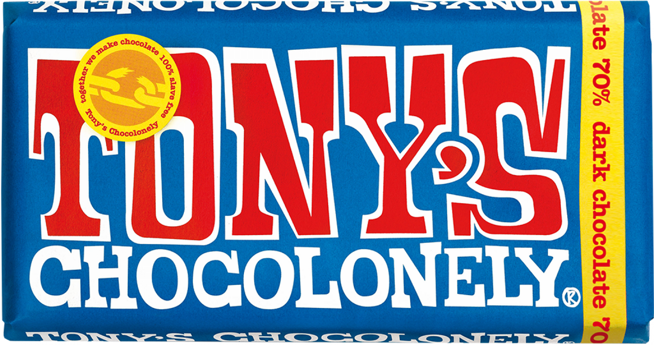 Tony's Chocolonely 180g - Dark 70% - Kitchen Antics