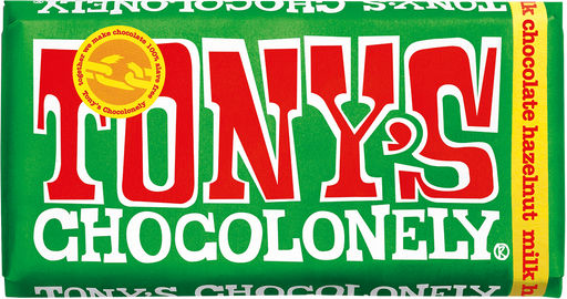 Tony's Chocolonely 180g - Milk Hazelnut - Kitchen Antics