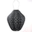 Lumiz Solar Lantern Jar 30cm - Dark Grey