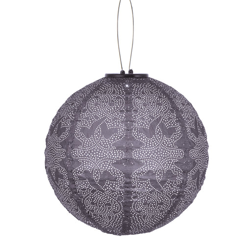 Lumiz Solar Lantern Round 30cm - Mauve Purple
