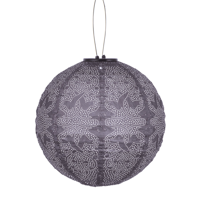 Lumiz Solar Lantern Round 30cm - Mauve Purple