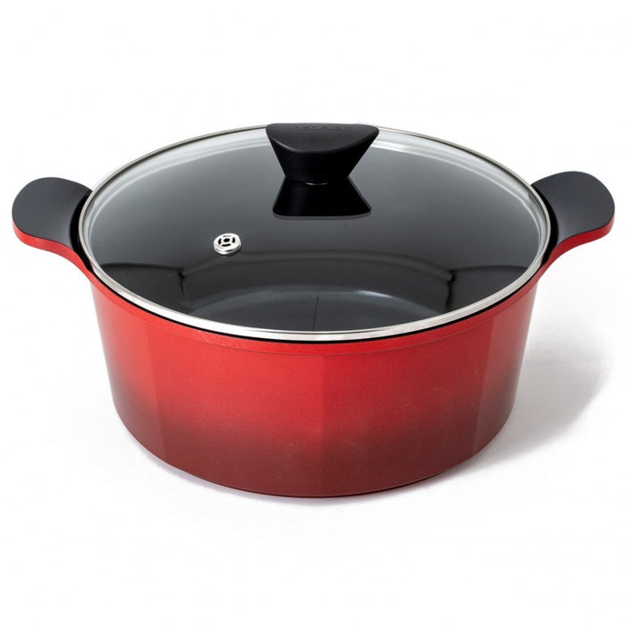 Neoflam Venn Casserole Induction 28cm - Red