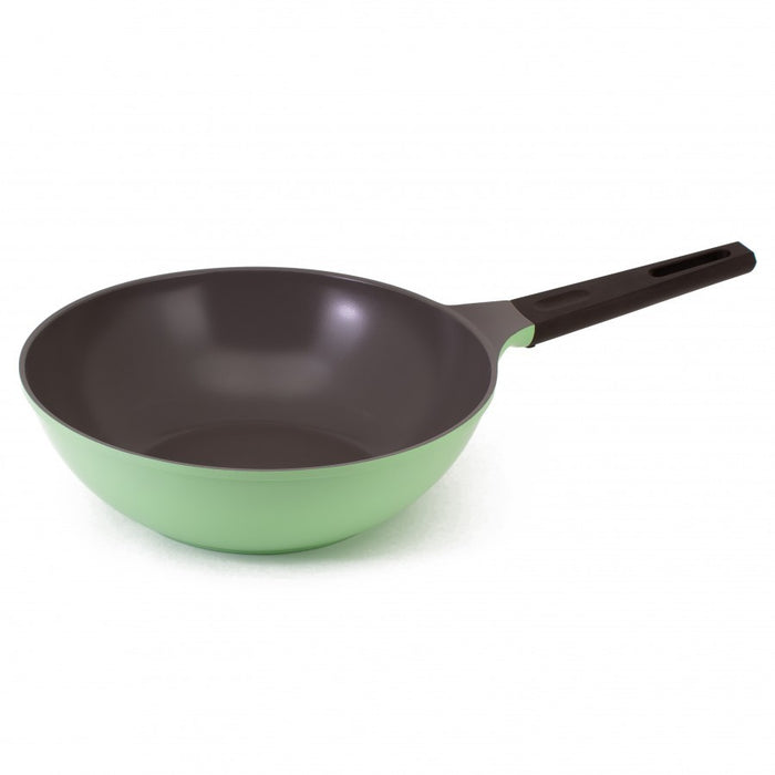 Neoflam Nature+ Wok Pan Induction Apple 30cm - Green