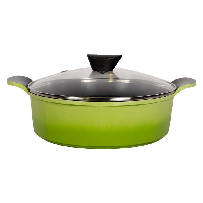 Neoflam Venn Low Casserole Induction 28cm - Green