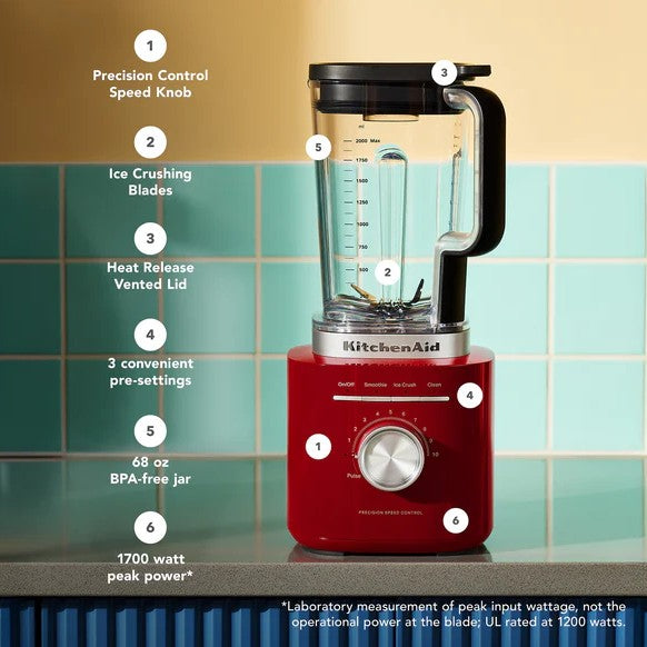 KitchenAid K200 Pure Power Blender - Empire Red
