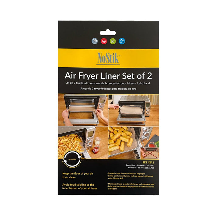 Nostik Air Fryer Liner Set of 2 - Rectangular - Kitchen Antics