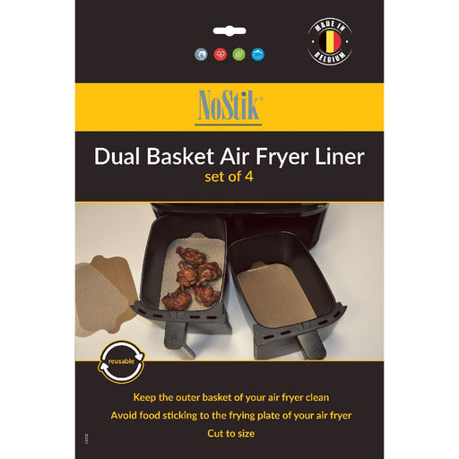 Nostik Air Fryer Liner Set of 4 - Dual - Kitchen Antics