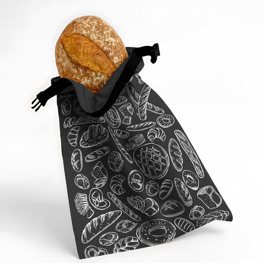 Think4Earth Reusable Bread Bag - Black