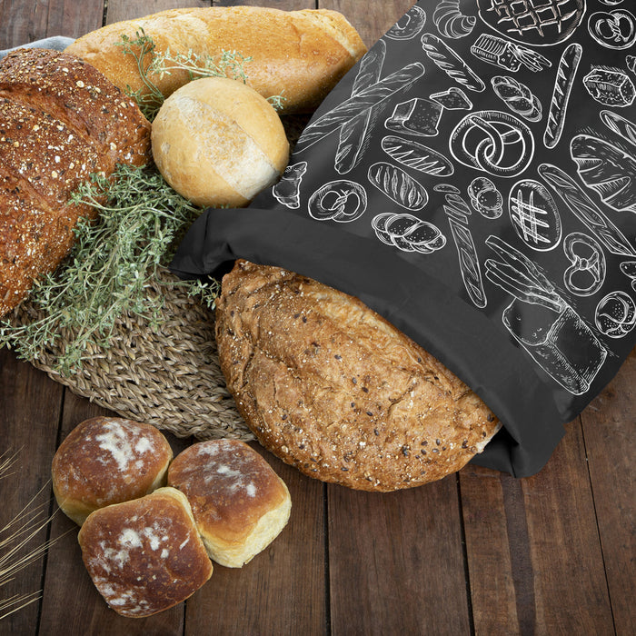 Think4Earth Reusable Bread Bag - Black