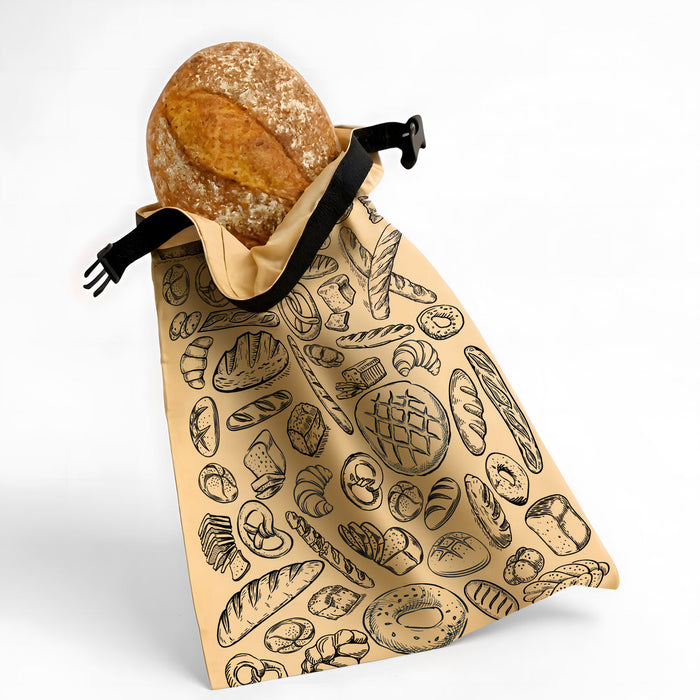 Think4Earth Reusable Bread Bag - Brown