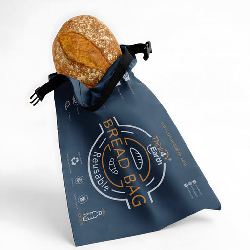 Think4Earth Reusable Bread Bag - Blue
