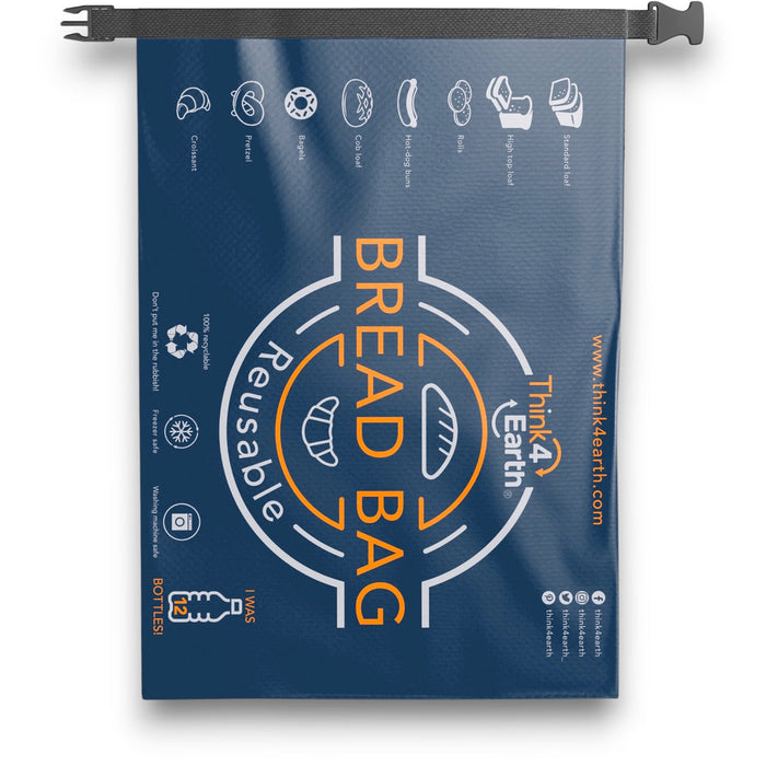 Think4Earth Reusable Bread Bag - Blue