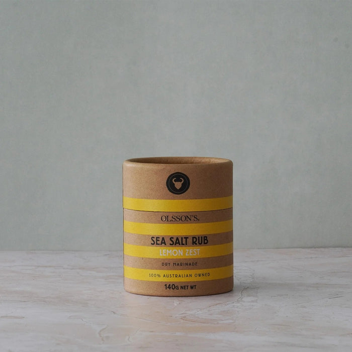 Olssons Lemon Zest Salt Rub 140g | Wagga Wagga Kitchen Shop