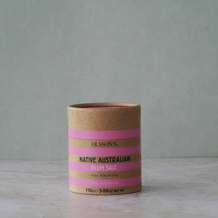 Olssons Native Australian Plum Salt Kraft Canister 110g