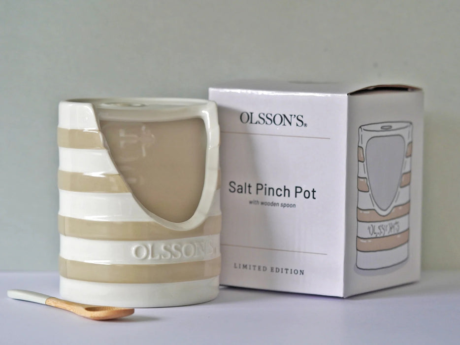 Olssons Salt Pinch Pot with Spoon
