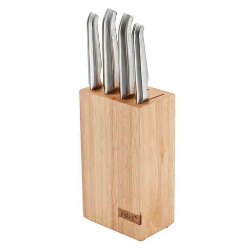 Furi Pro Wood Knife Block Set 5 Piece