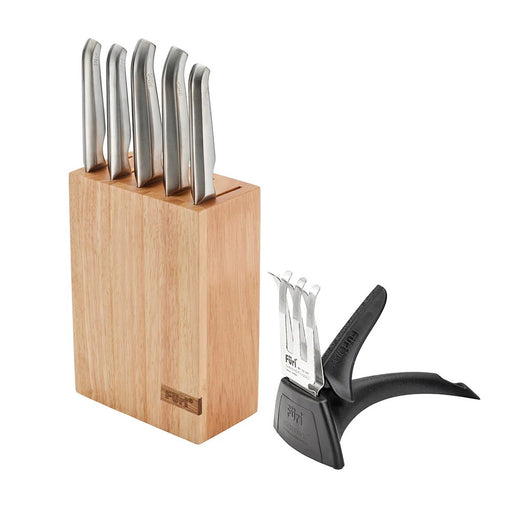 Furi Pro Wood Knife Block Set 7 Piece