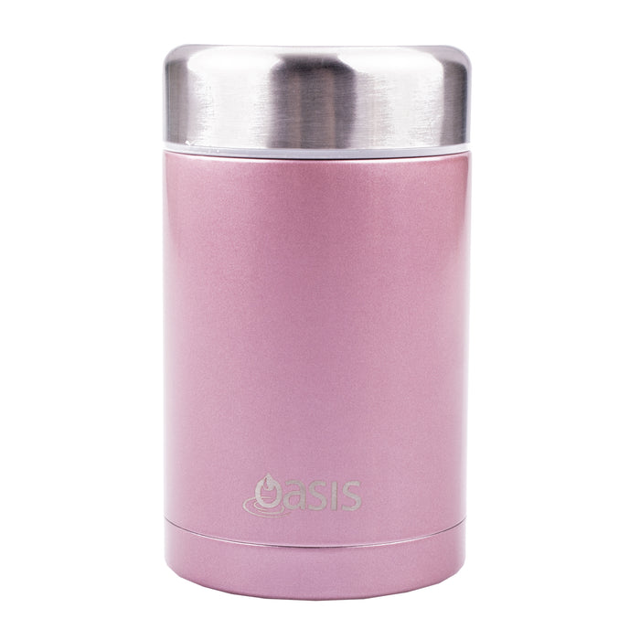 Oasis S/S Insulated Food Flask 450ml - Blush