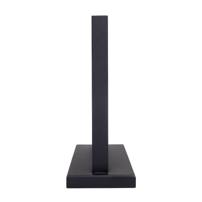Appetito Double Sided Magnetic Knife Block - Matte Black