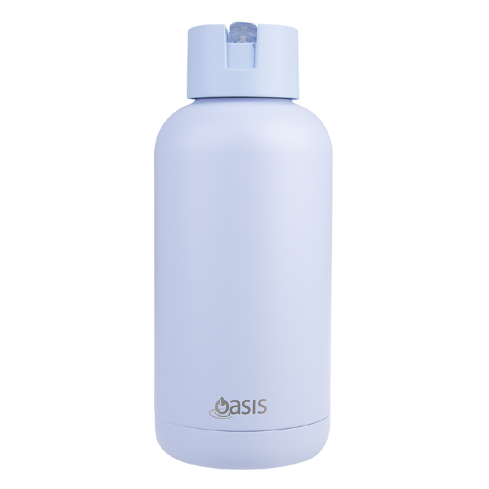 Oasis 'Moda' Ceramic Lined S/S Triple Wall Insulated Drink Bottle 1.5lt - Periwinkle - Kitchen Antics