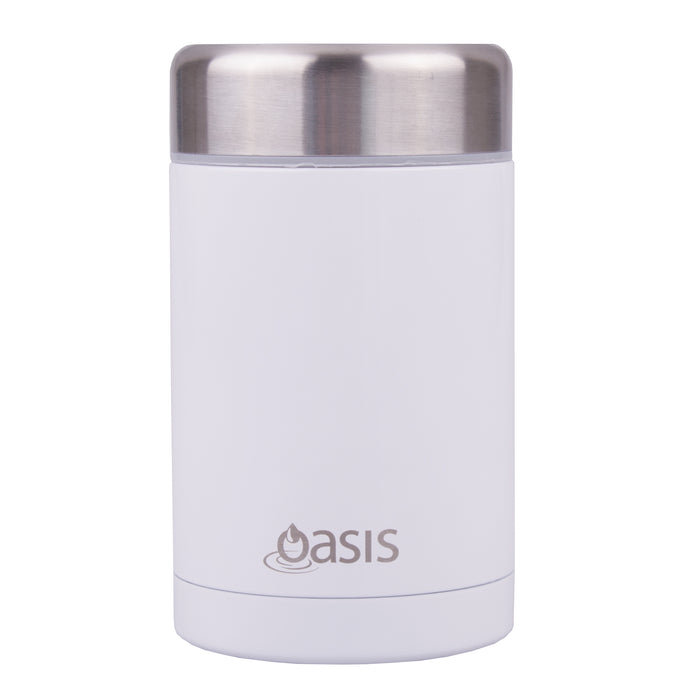 Oasis S/S Insulated Food Flask 450ml - White