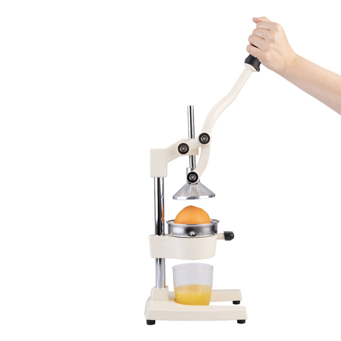 Integra Cast Iron Commercial Manual Juicer - White