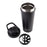 Oasis 700ml Stainless Steel Protein Shaker in Black | Kitchen Antics