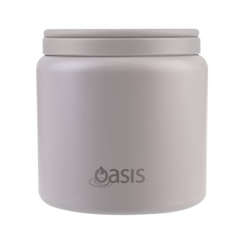 Oasis Stainless Steel Insulated Food Flask in Stone 700ml | Australia