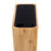 Appetito Rectangle Universal Knife Block - Bamboo
